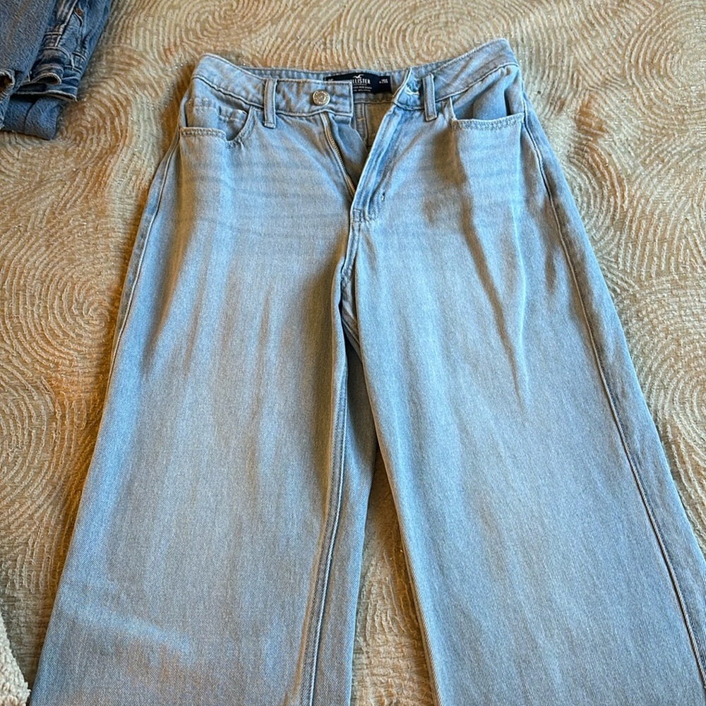 Ultra high rise baggy jeans